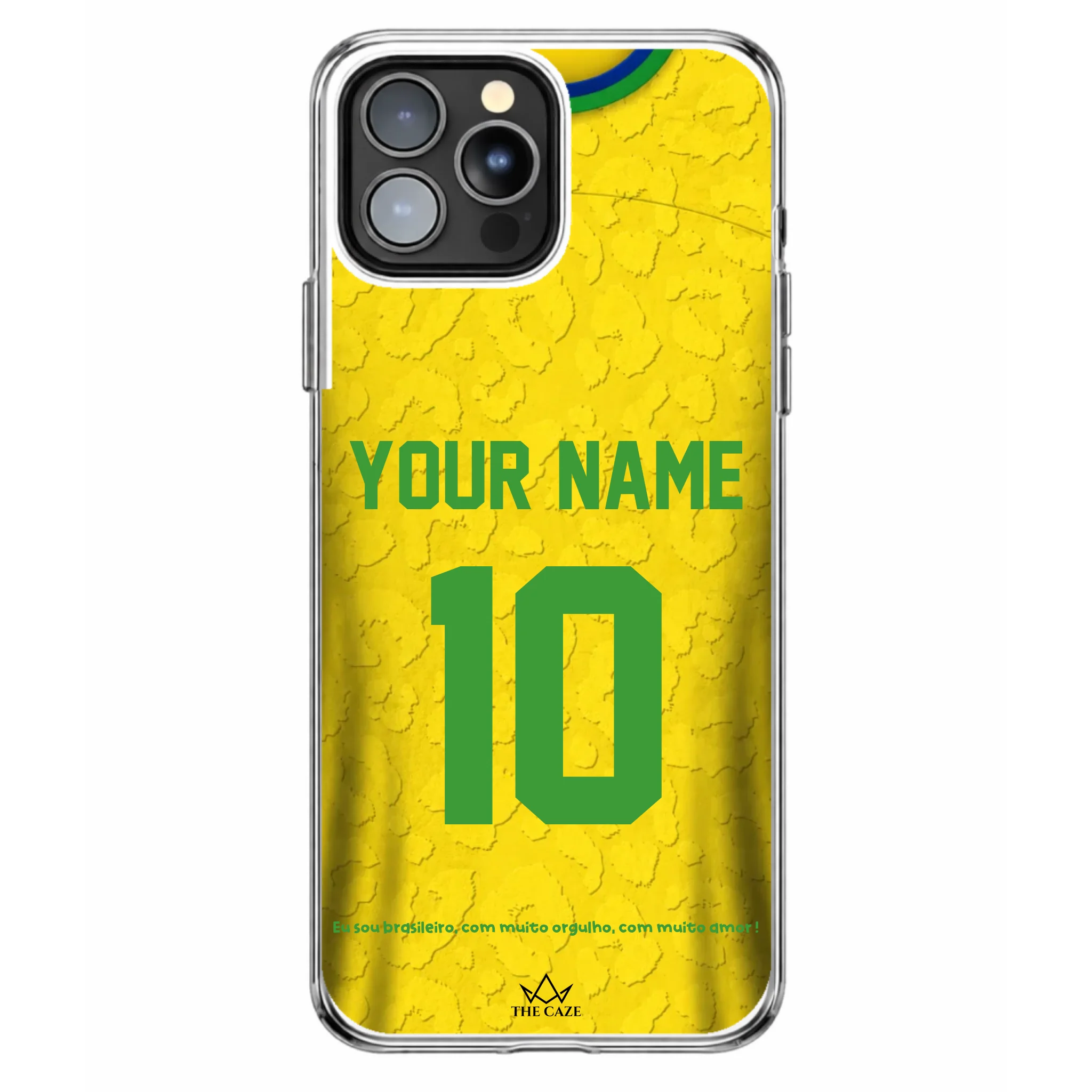 Brazil Football Jersey Phone Case for iPhone