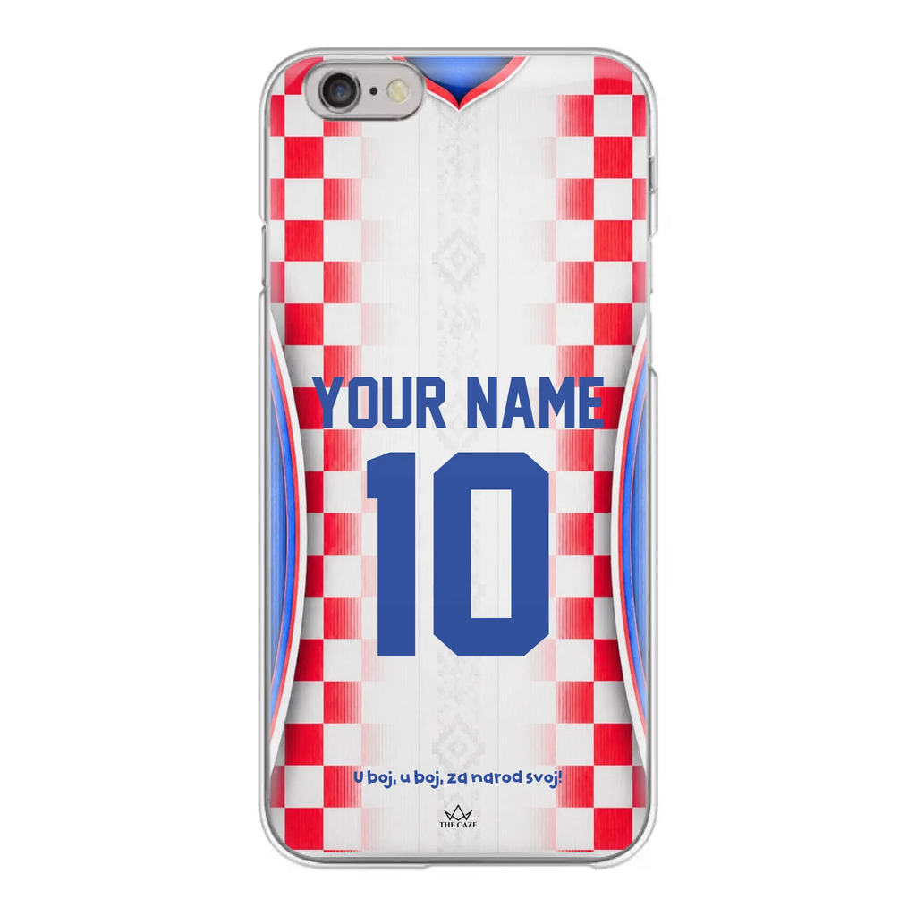 Funda de iPhone de la camiseta de fútbol de Croacia