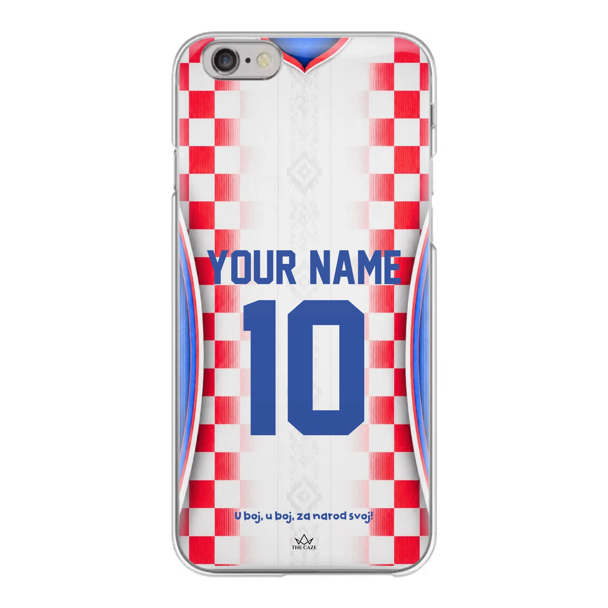 Funda de iPhone de la camiseta de fútbol de Croacia