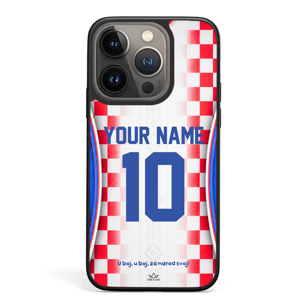 Funda de iPhone de la camiseta de fútbol de Croacia
