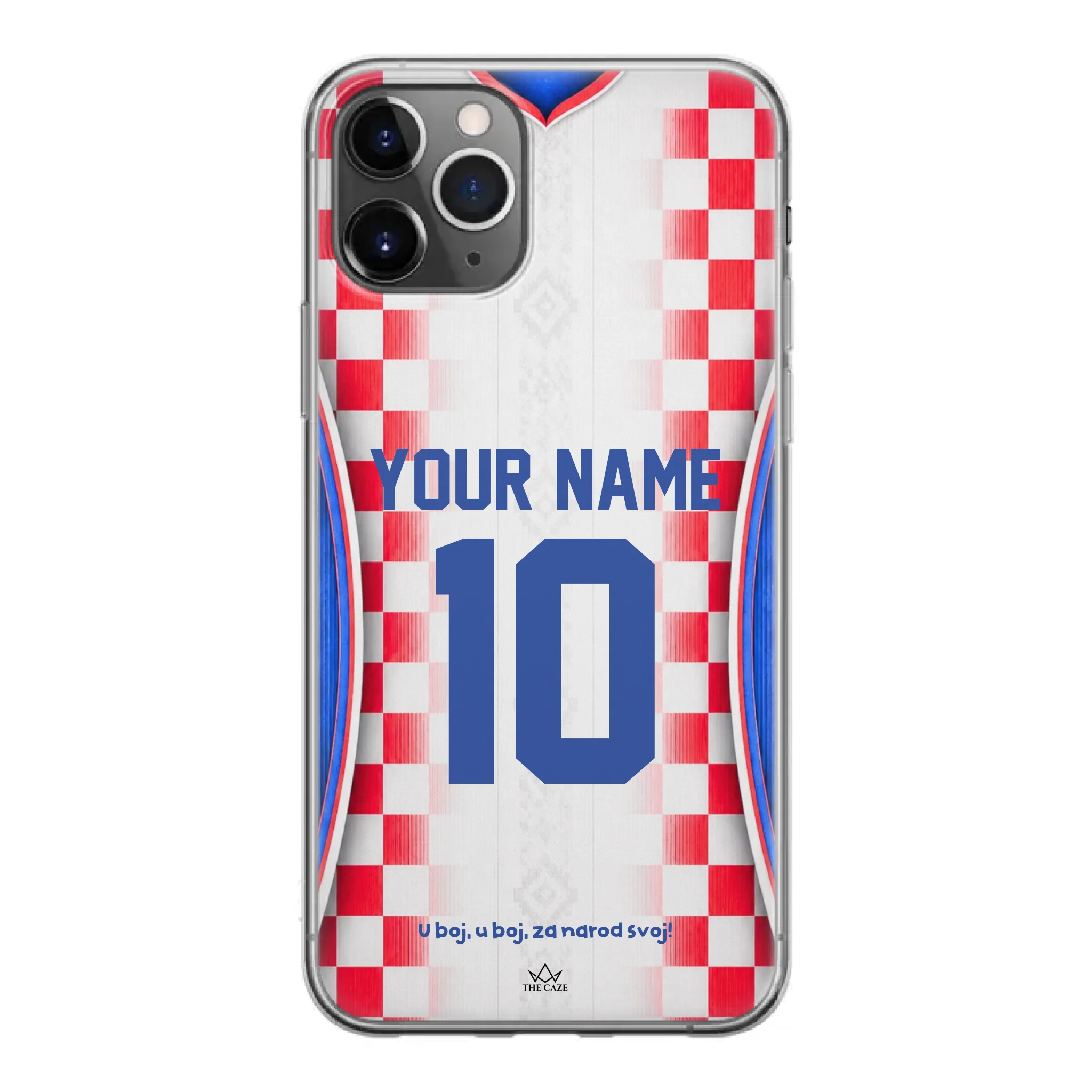 Funda de iPhone de la camiseta de fútbol de Croacia