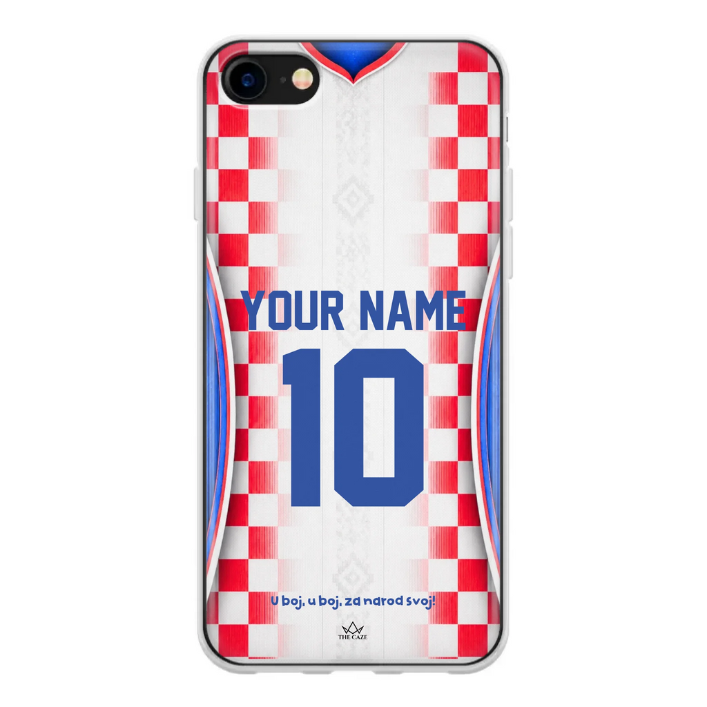 Funda de iPhone de la camiseta de fútbol de Croacia