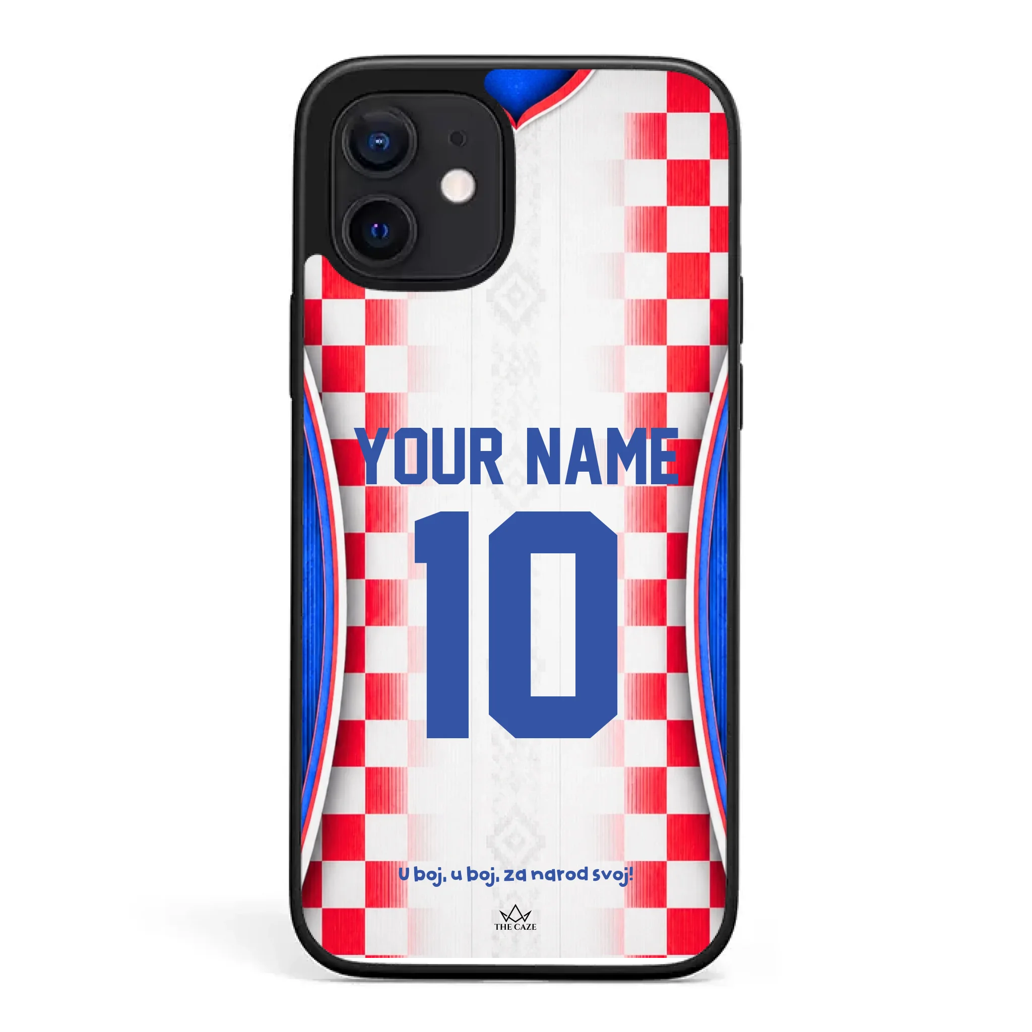 Funda de iPhone de la camiseta de fútbol de Croacia