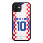 Funda de iPhone de la camiseta de fútbol de Croacia