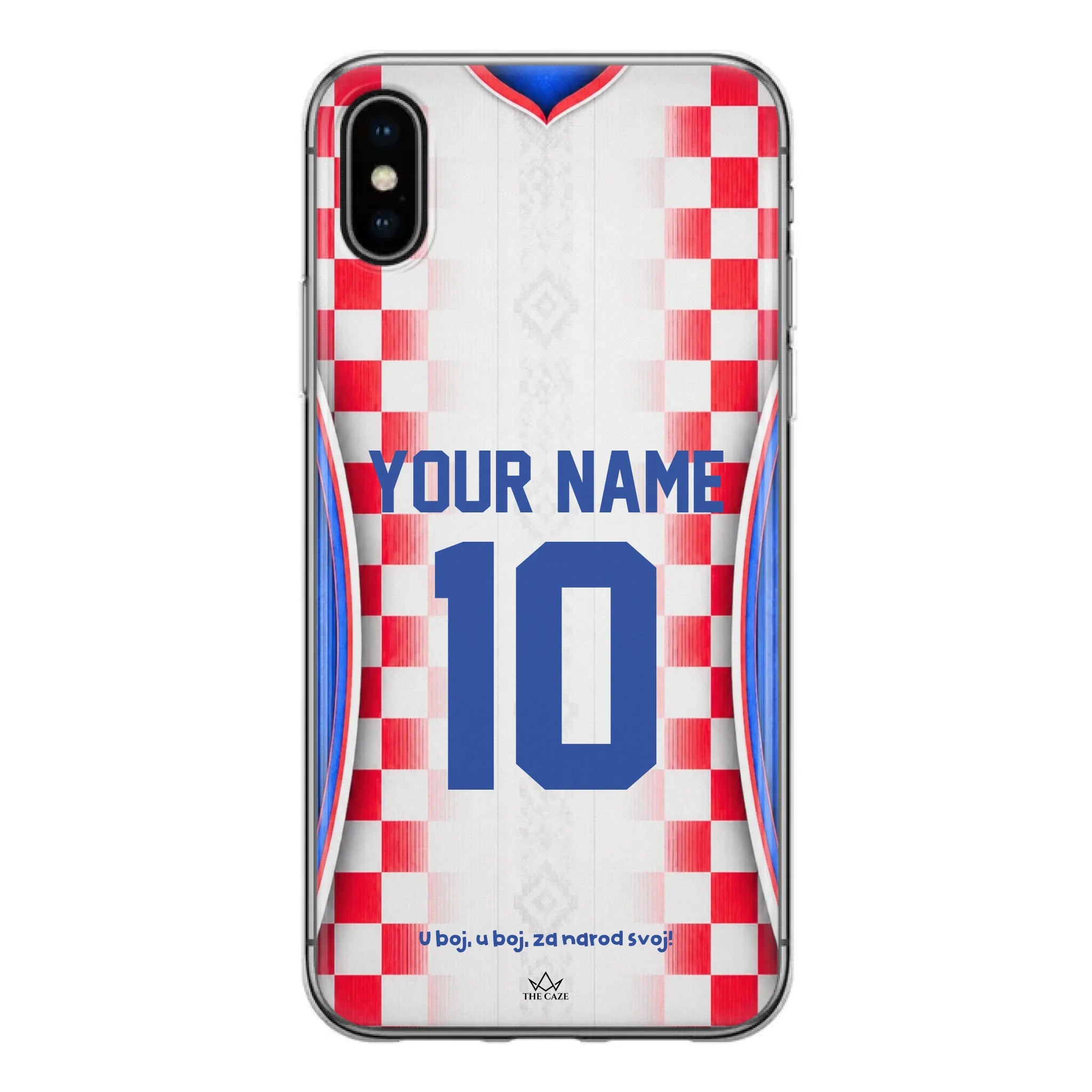 Funda de iPhone de la camiseta de fútbol de Croacia