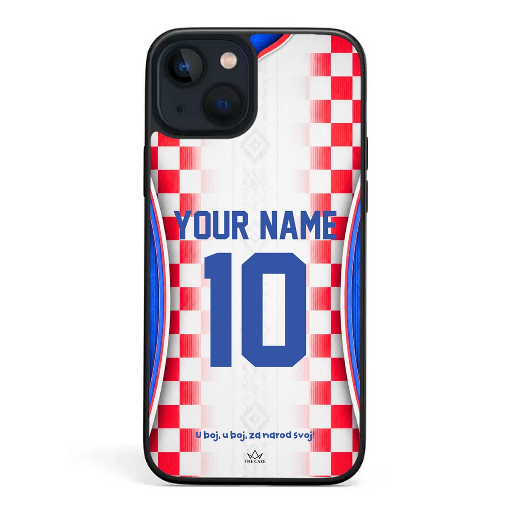 Funda de iPhone de la camiseta de fútbol de Croacia