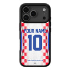 Funda de iPhone de la camiseta de fútbol de Croacia