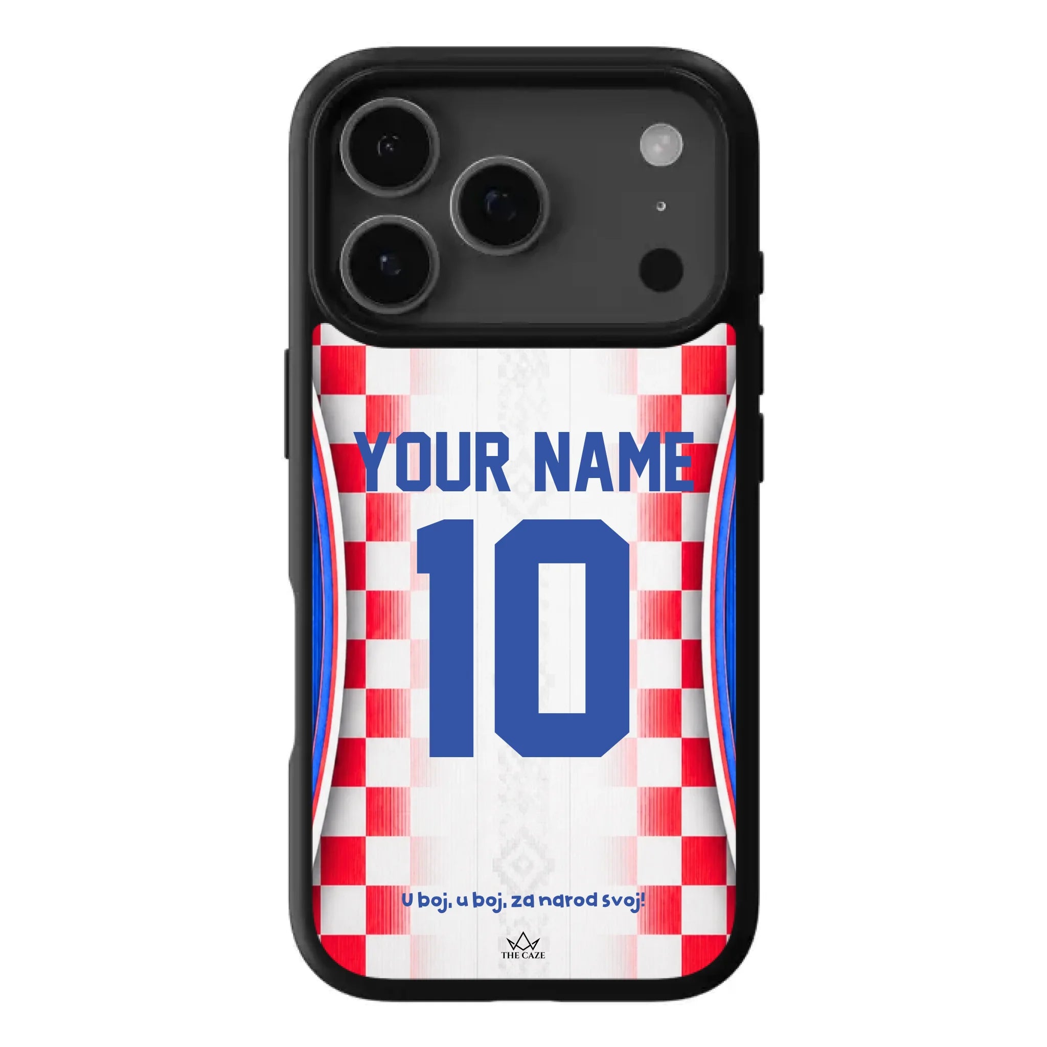 Funda de iPhone de la camiseta de fútbol de Croacia