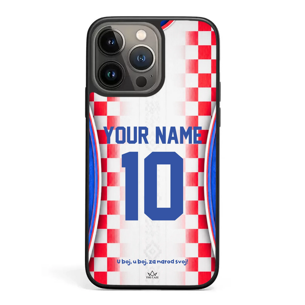 Funda de iPhone de la camiseta de fútbol de Croacia