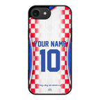 Funda de iPhone de la camiseta de fútbol de Croacia
