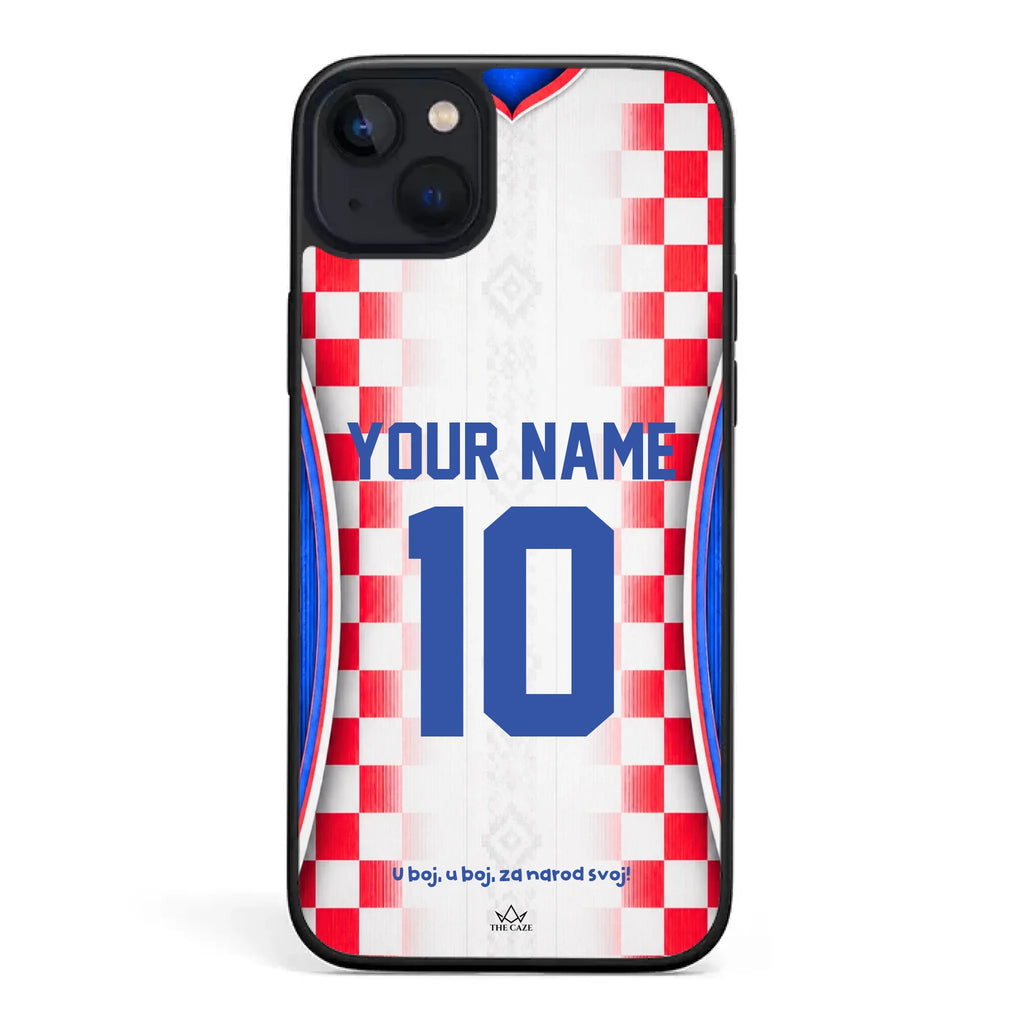 Funda de iPhone de la camiseta de fútbol de Croacia