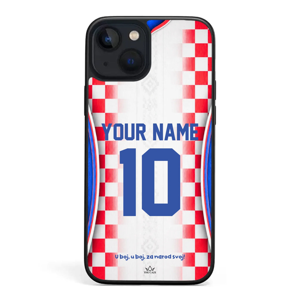 Funda de iPhone de la camiseta de fútbol de Croacia