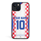 Funda de iPhone de la camiseta de fútbol de Croacia