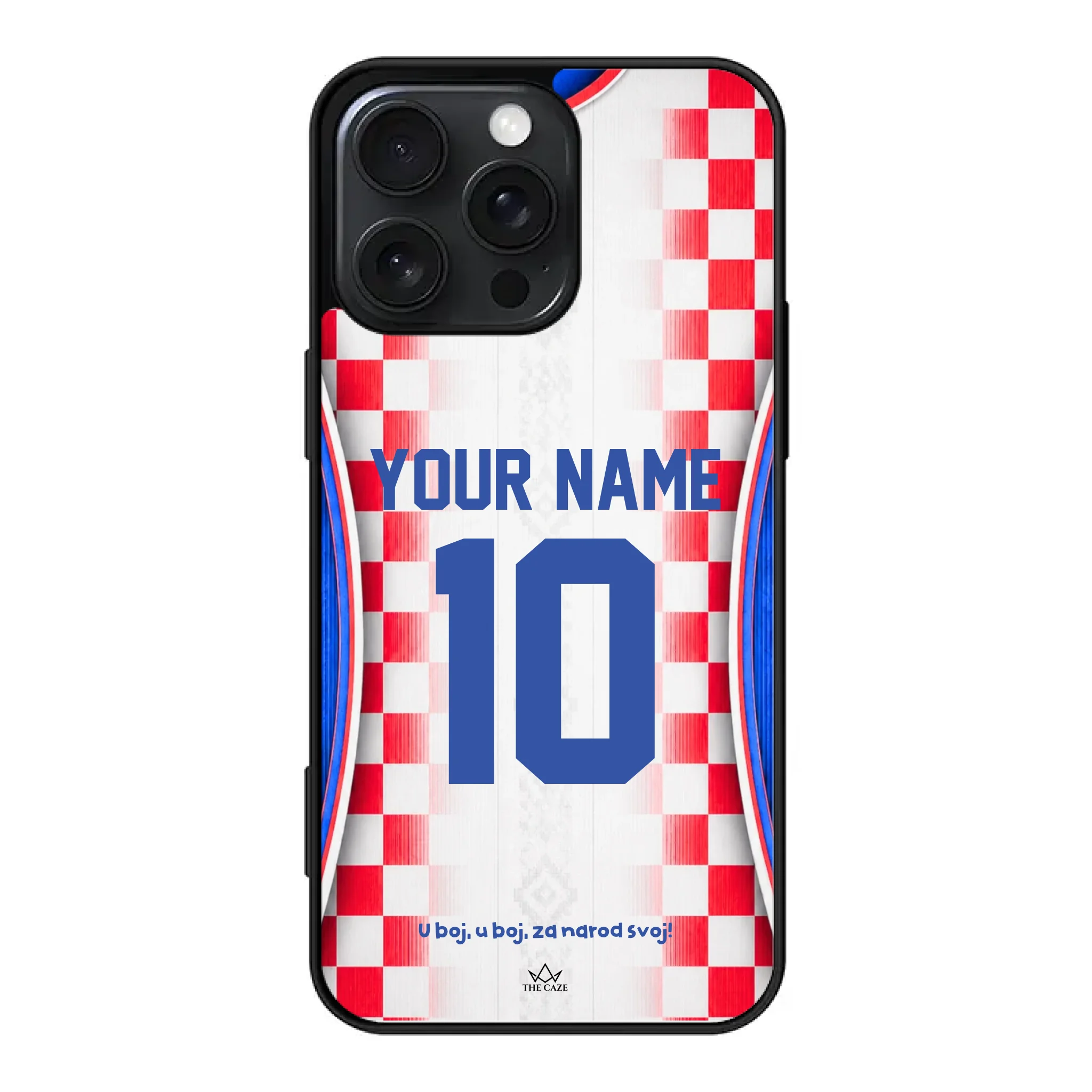 Funda de iPhone de la camiseta de fútbol de Croacia