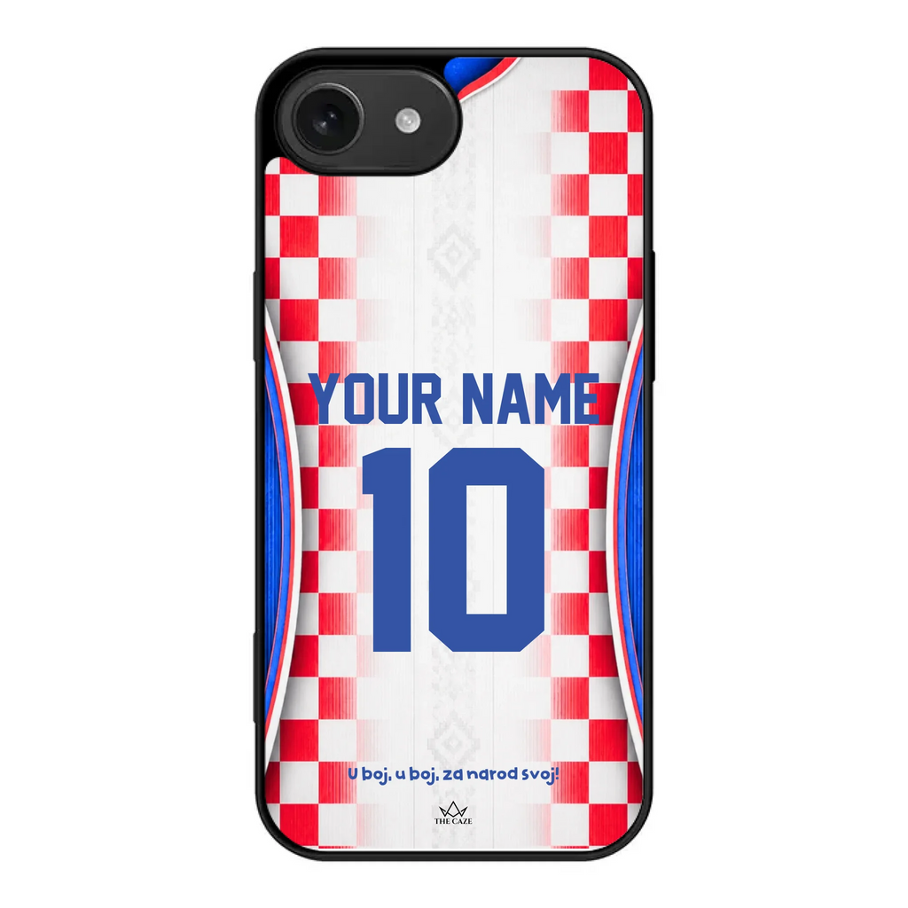 Funda de iPhone de la camiseta de fútbol de Croacia