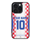Funda de iPhone de la camiseta de fútbol de Croacia