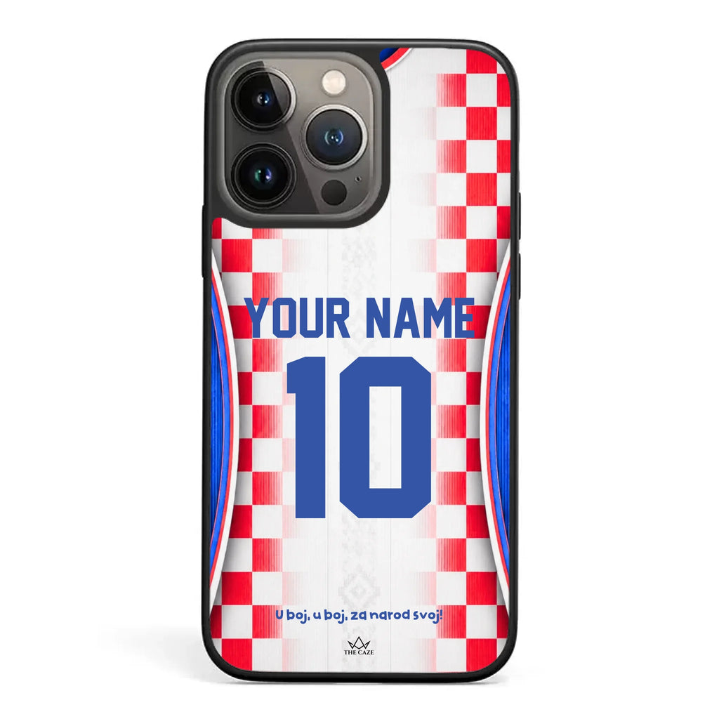 Funda de iPhone de la camiseta de fútbol de Croacia