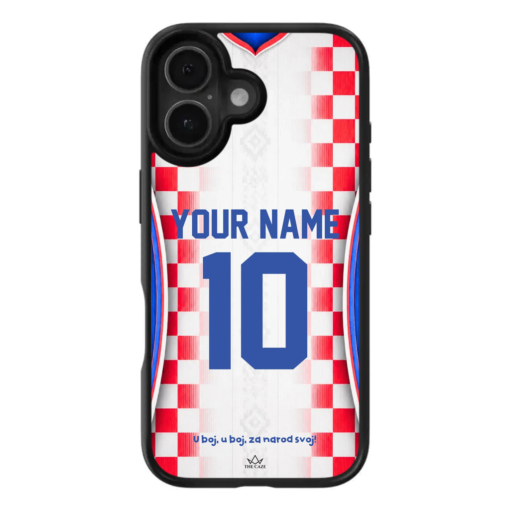 Funda de iPhone de la camiseta de fútbol de Croacia