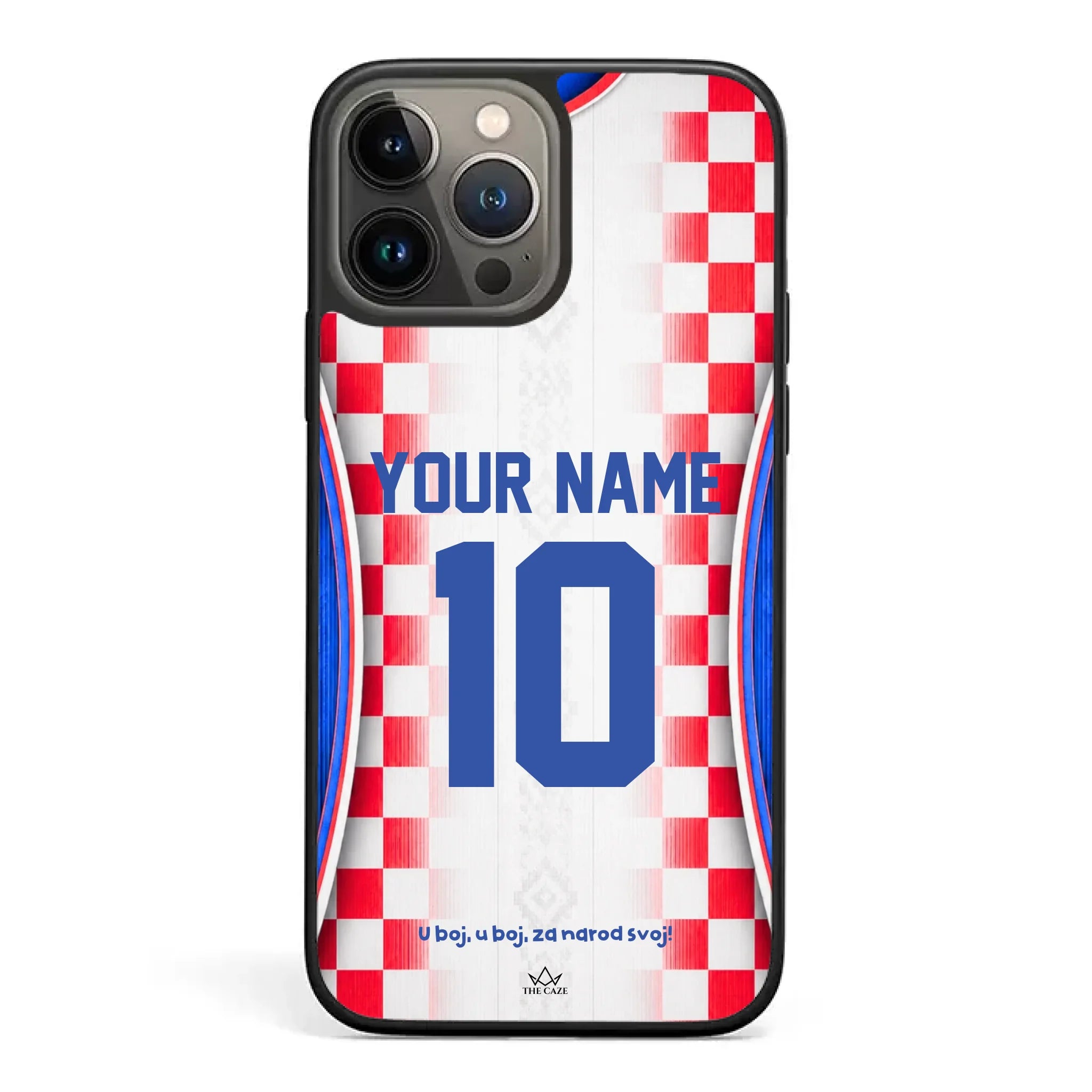 Funda de iPhone de la camiseta de fútbol de Croacia