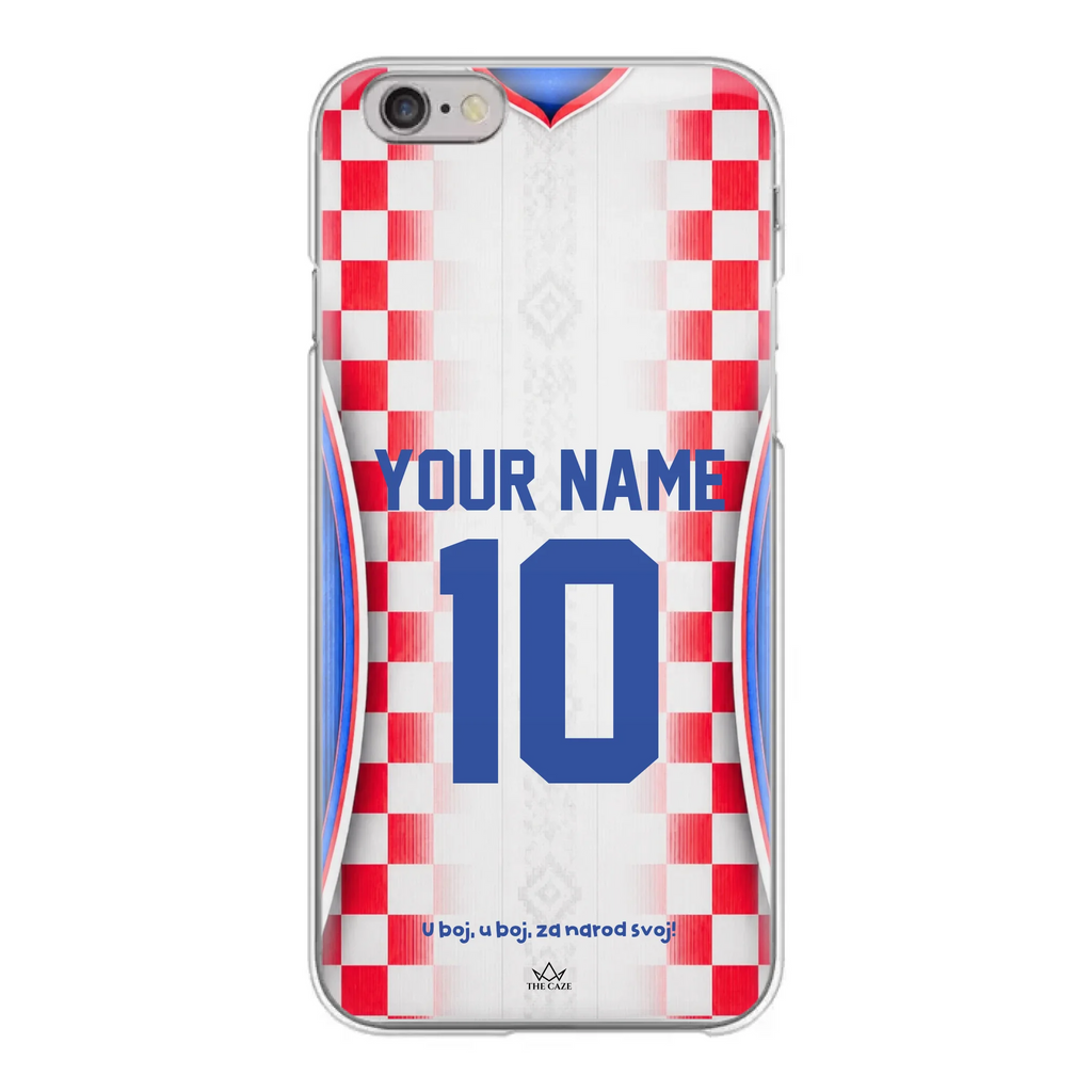 Funda de iPhone de la camiseta de fútbol de Croacia