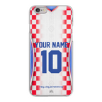 Funda de iPhone de la camiseta de fútbol de Croacia