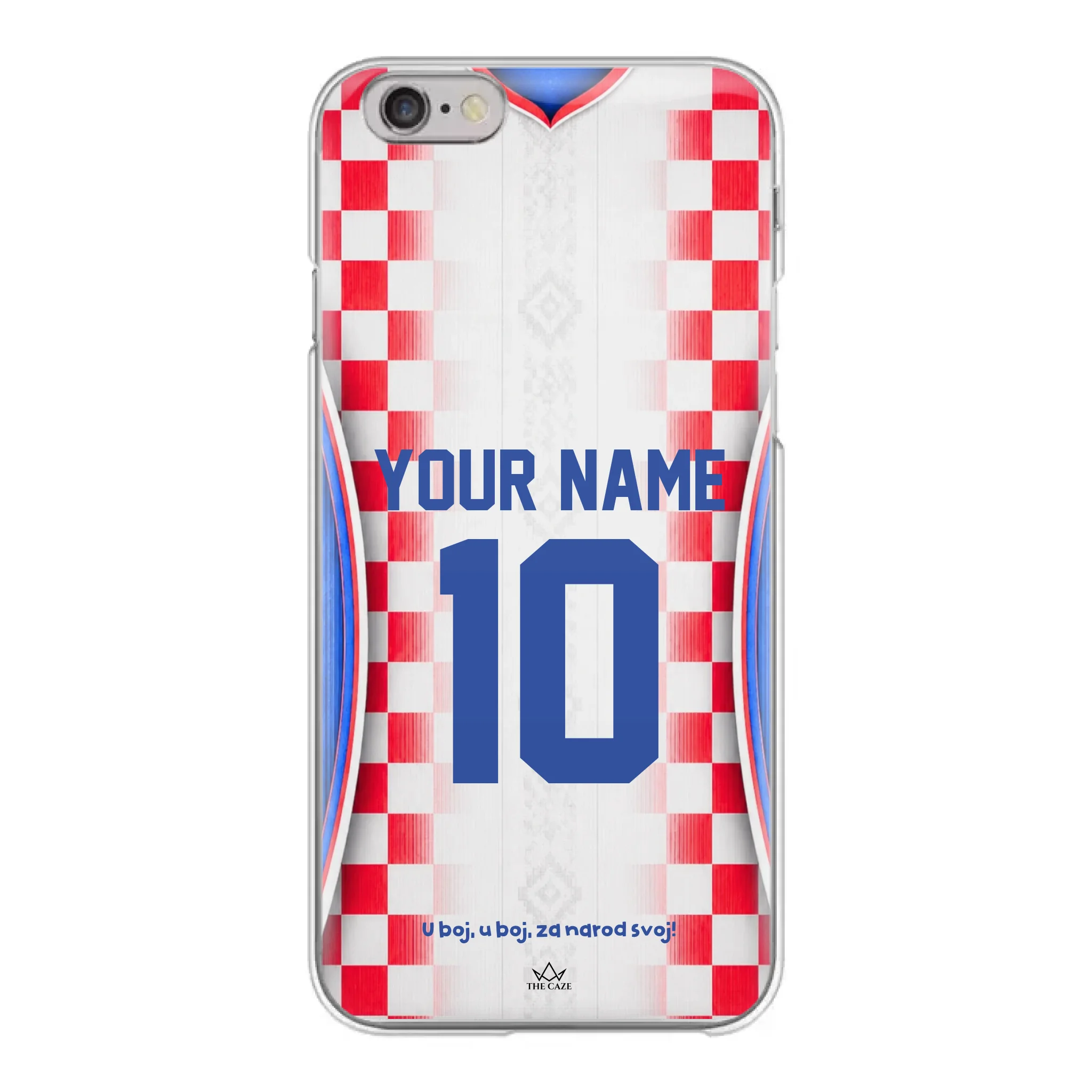 Funda de iPhone de la camiseta de fútbol de Croacia