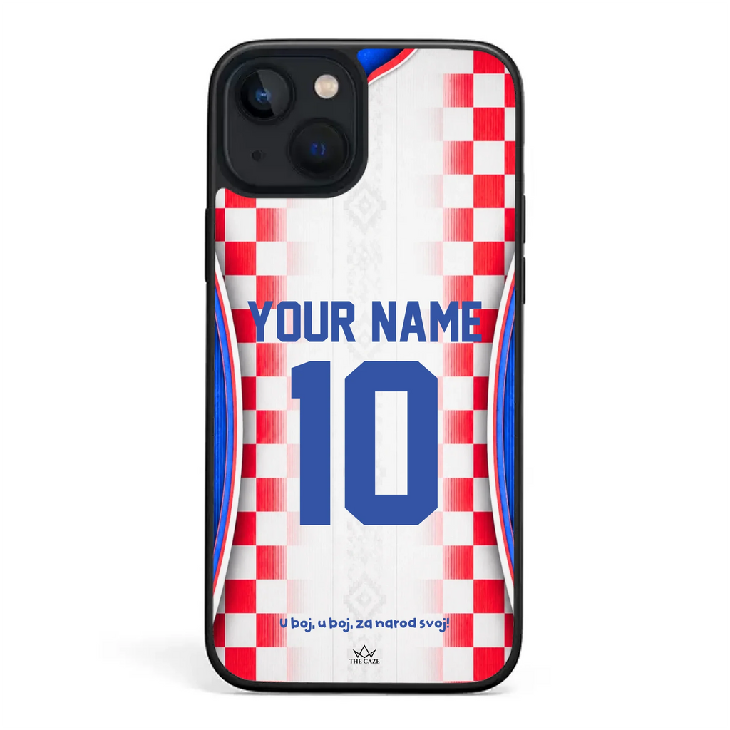 Funda de iPhone de la camiseta de fútbol de Croacia