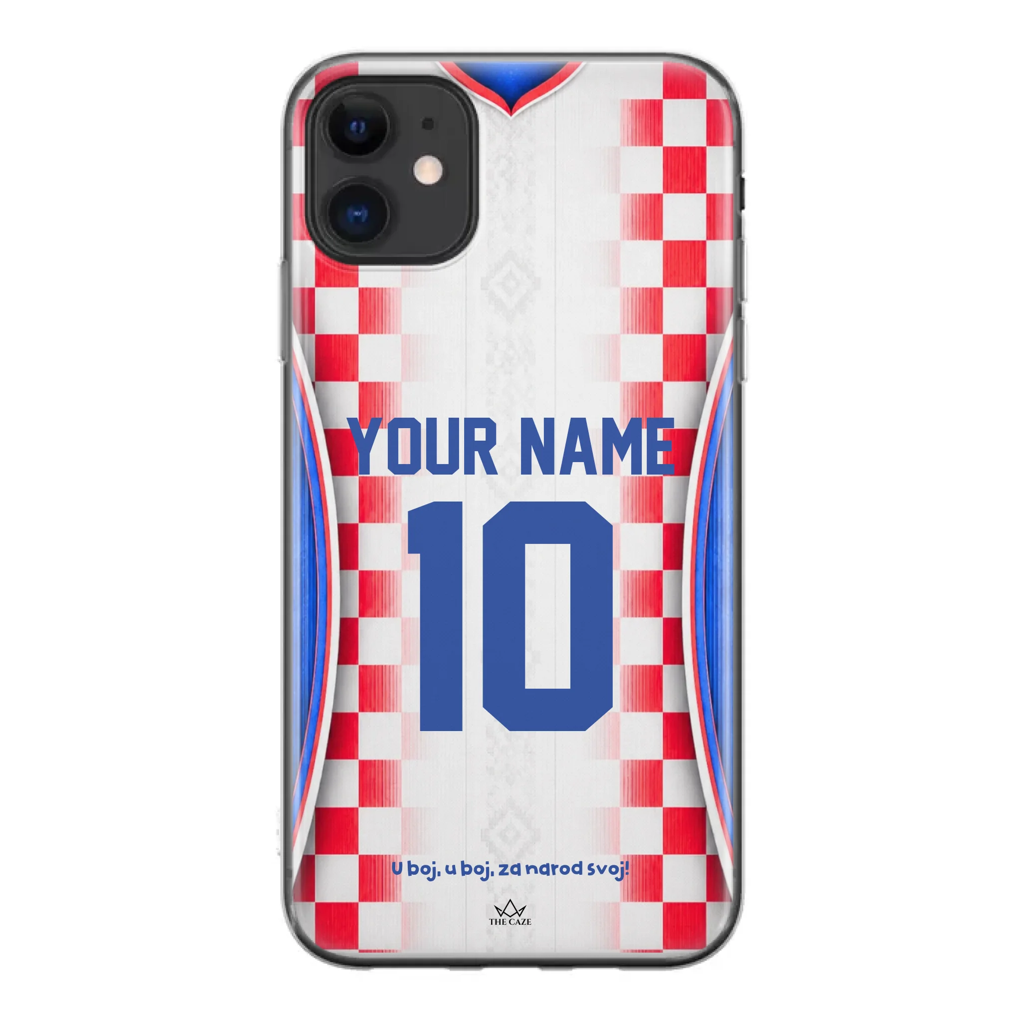 Funda de iPhone de la camiseta de fútbol de Croacia