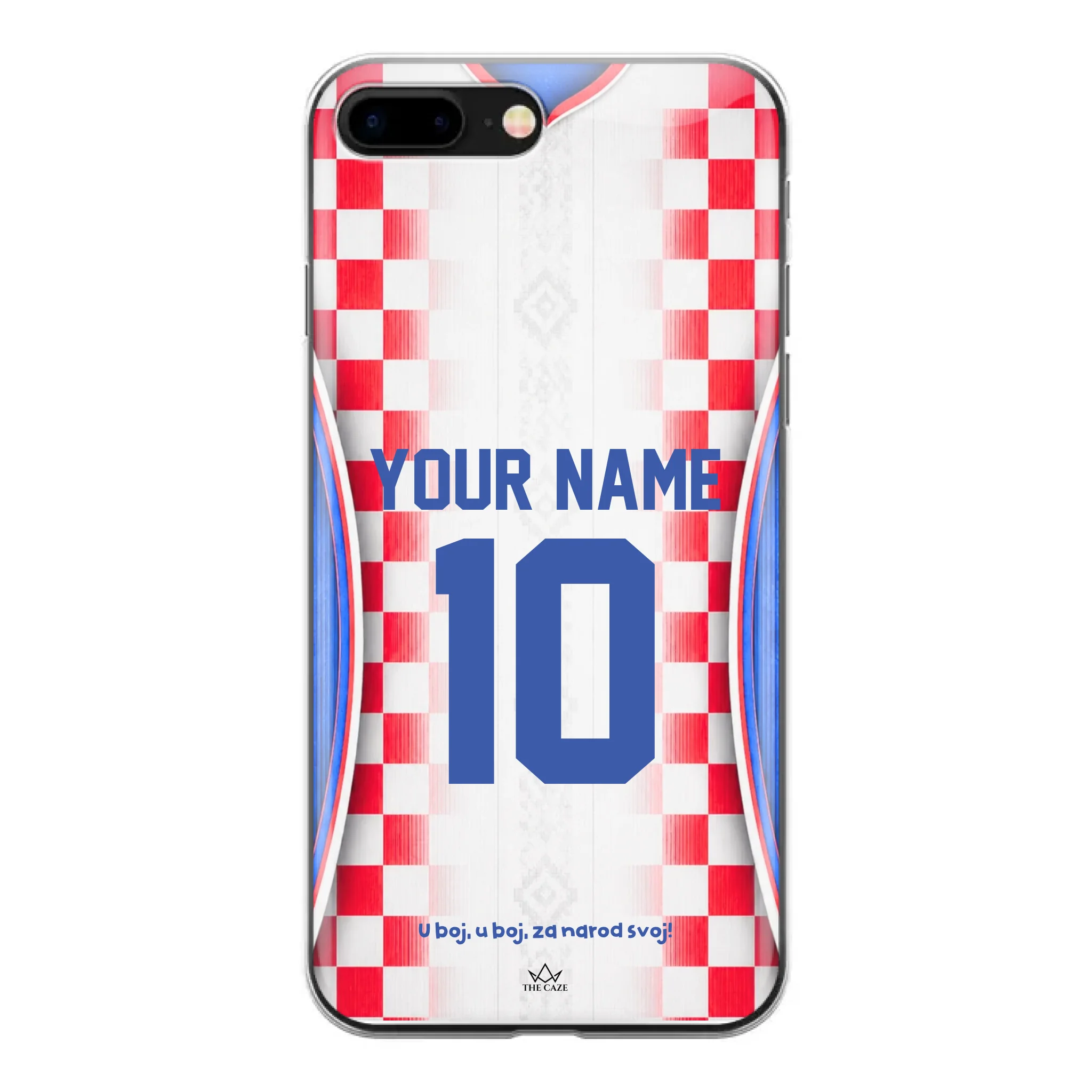 Funda de iPhone de la camiseta de fútbol de Croacia