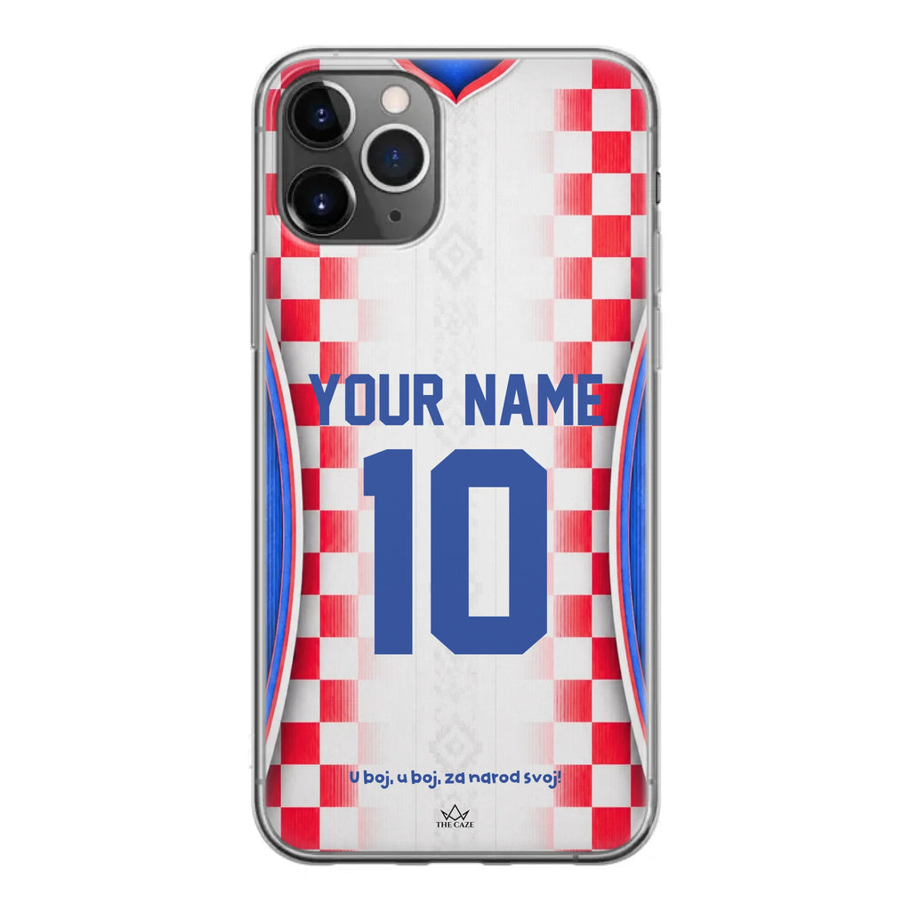 Funda de iPhone de la camiseta de fútbol de Croacia