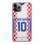 Funda de iPhone de la camiseta de fútbol de Croacia