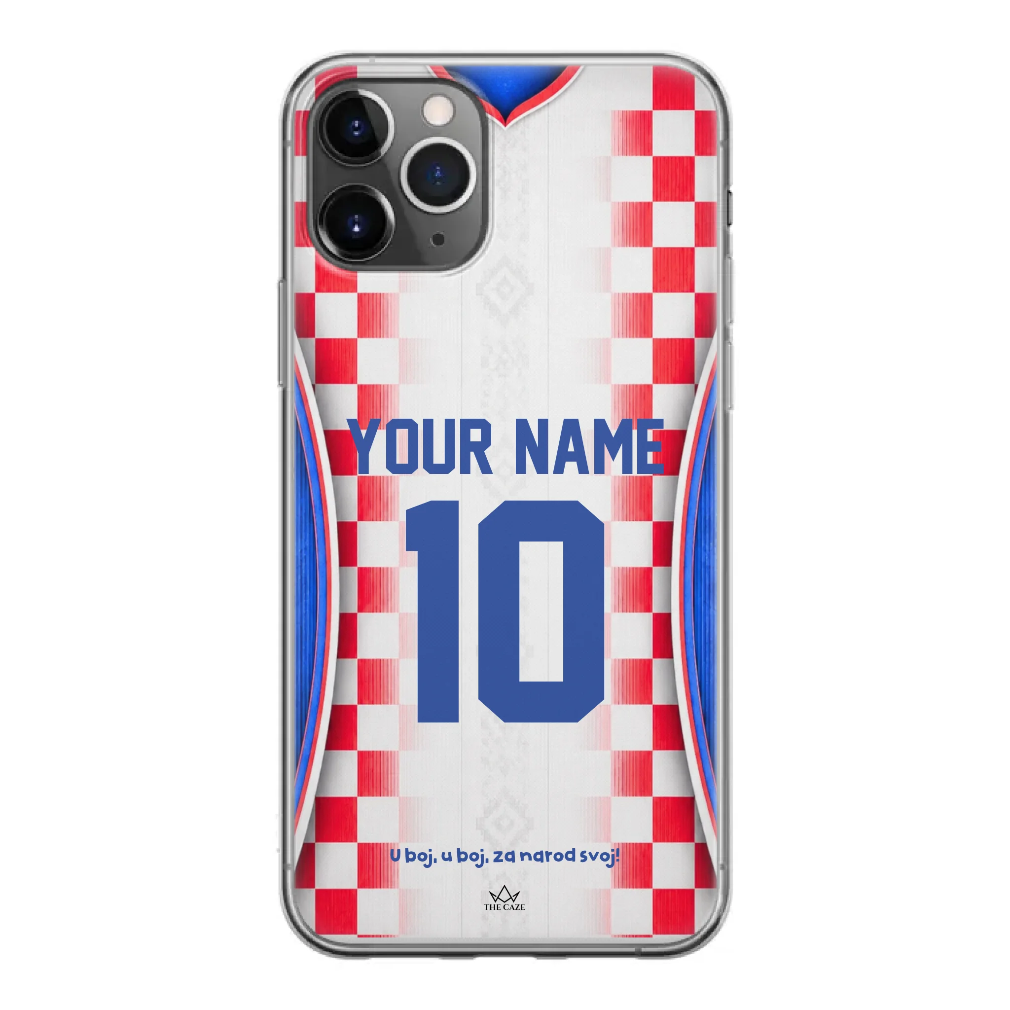 Funda de iPhone de la camiseta de fútbol de Croacia
