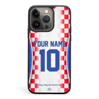 Funda de iPhone de la camiseta de fútbol de Croacia