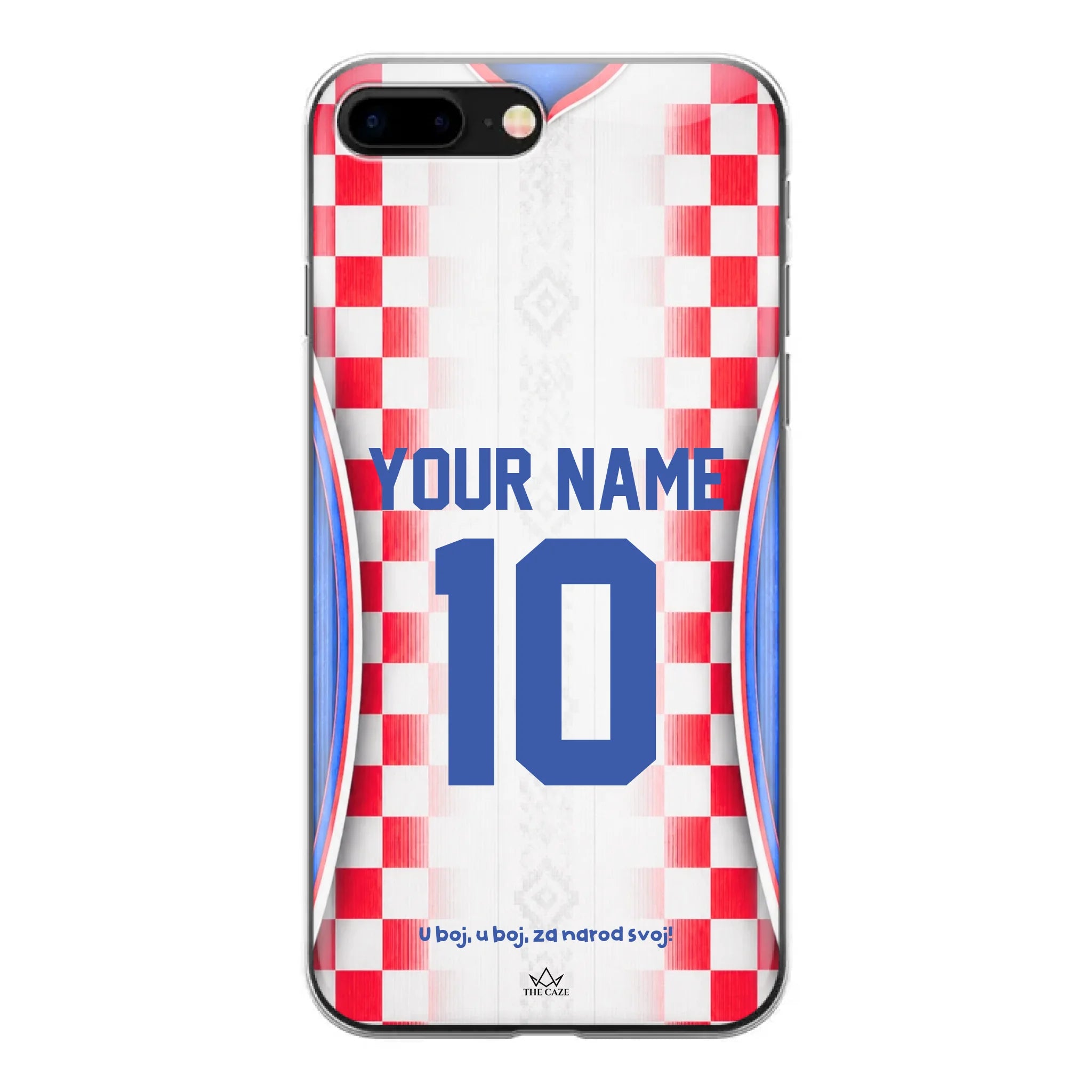 Funda de iPhone de la camiseta de fútbol de Croacia