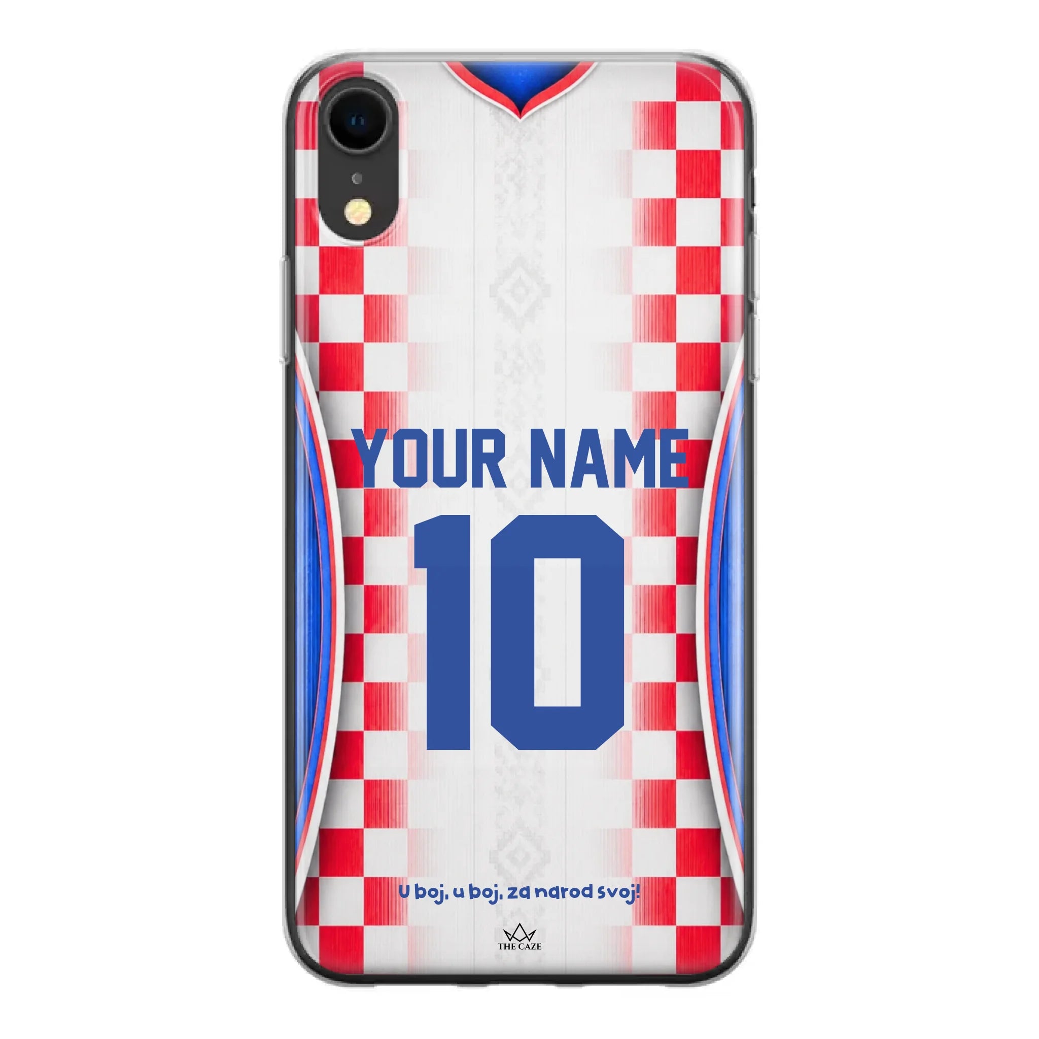 Funda de iPhone de la camiseta de fútbol de Croacia