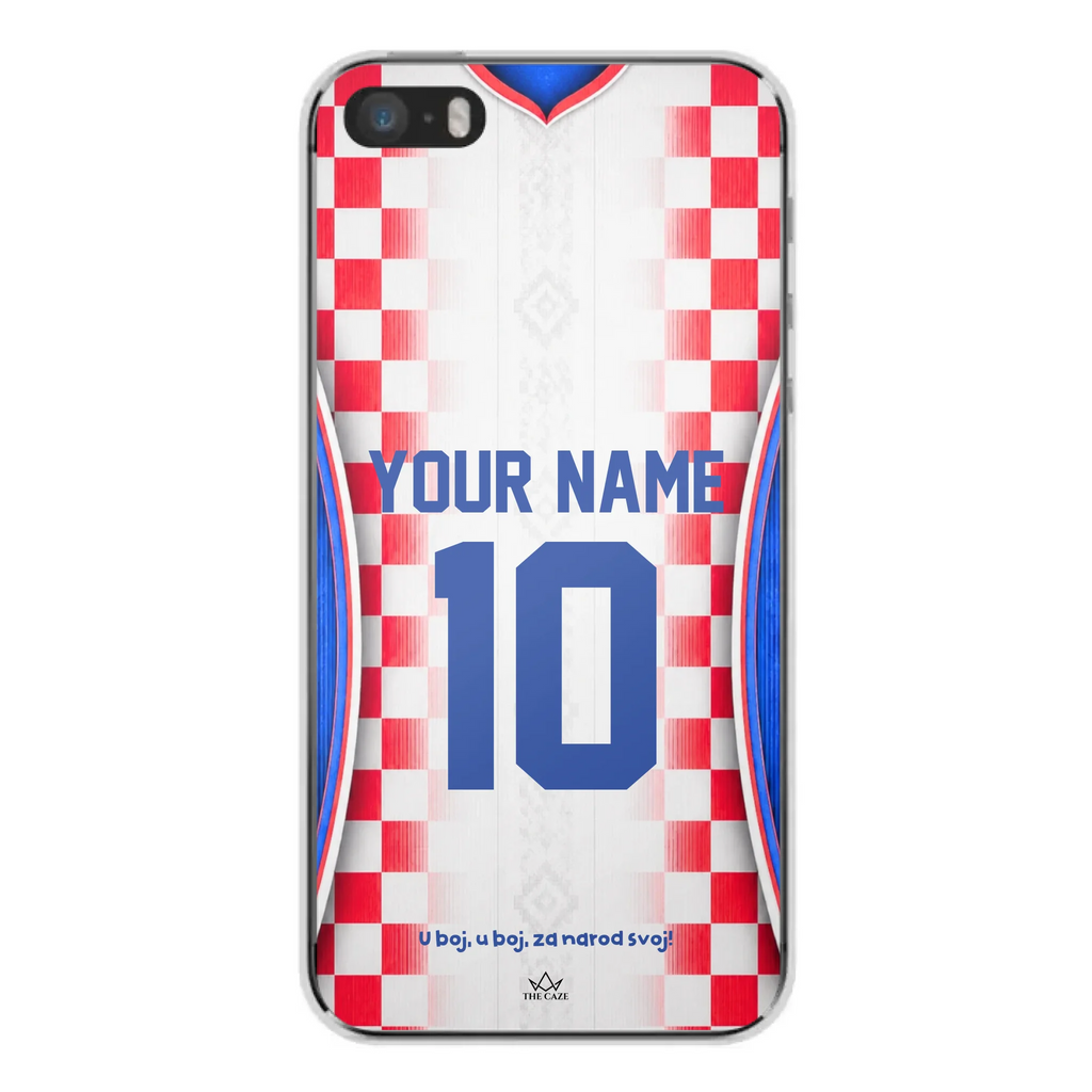 Funda de iPhone de la camiseta de fútbol de Croacia