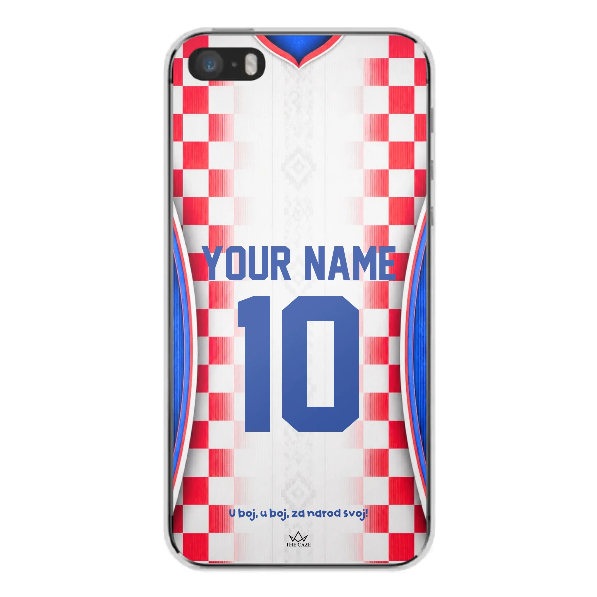 Funda de iPhone de la camiseta de fútbol de Croacia
