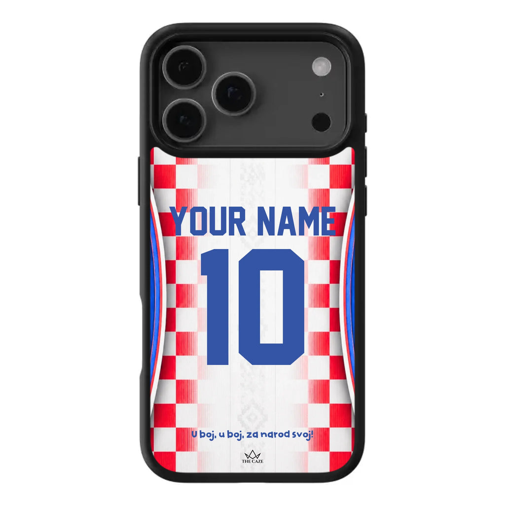 Funda de iPhone de la camiseta de fútbol de Croacia