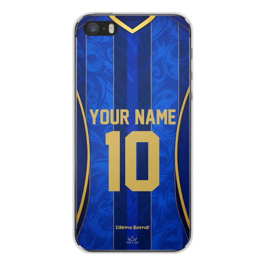 Funda de iPhone de la camiseta de fútbol de Bosnia y Herzegovina