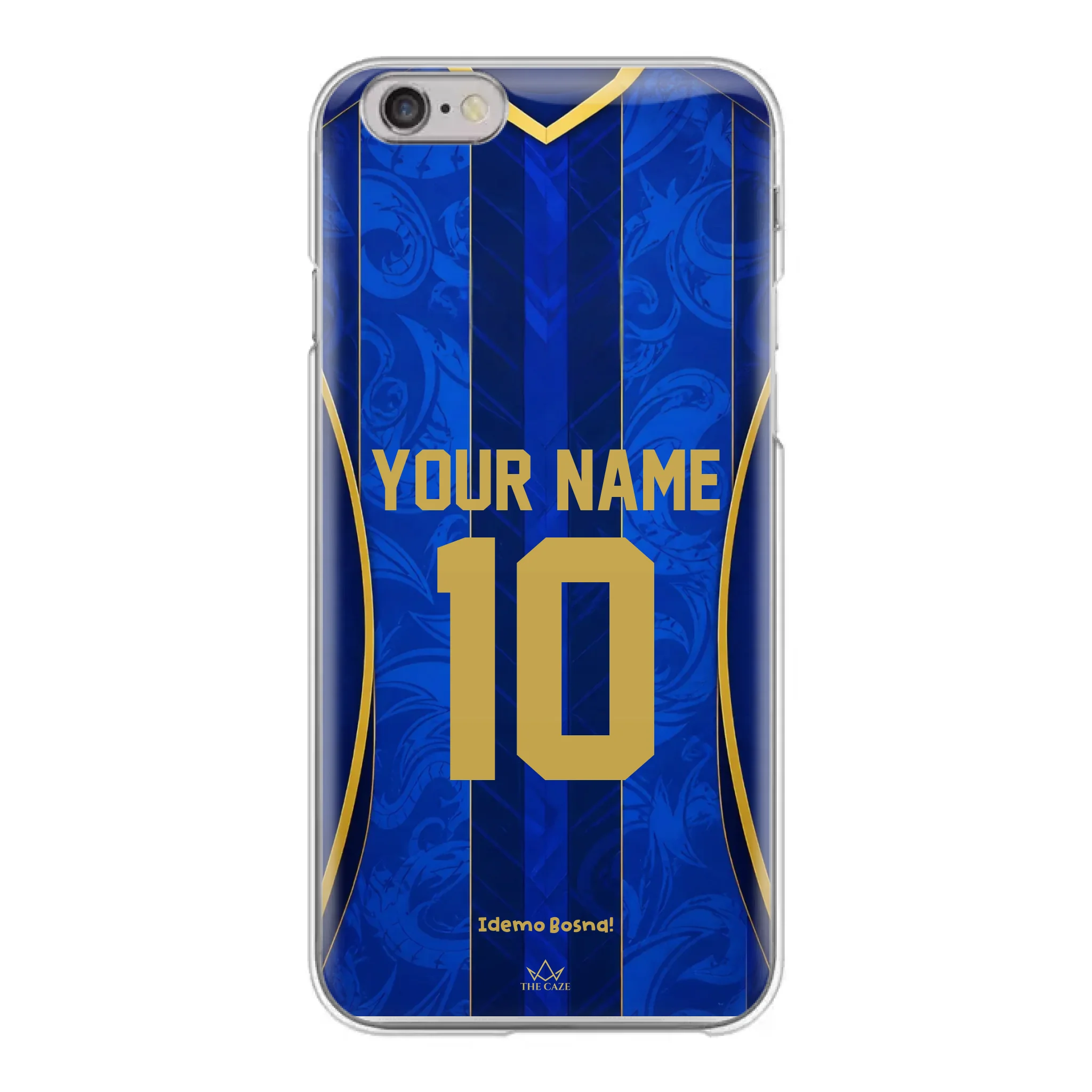 Funda de iPhone de la camiseta de fútbol de Bosnia y Herzegovina