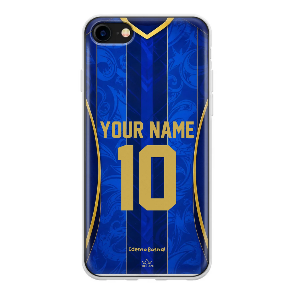 Funda de iPhone de la camiseta de fútbol de Bosnia y Herzegovina