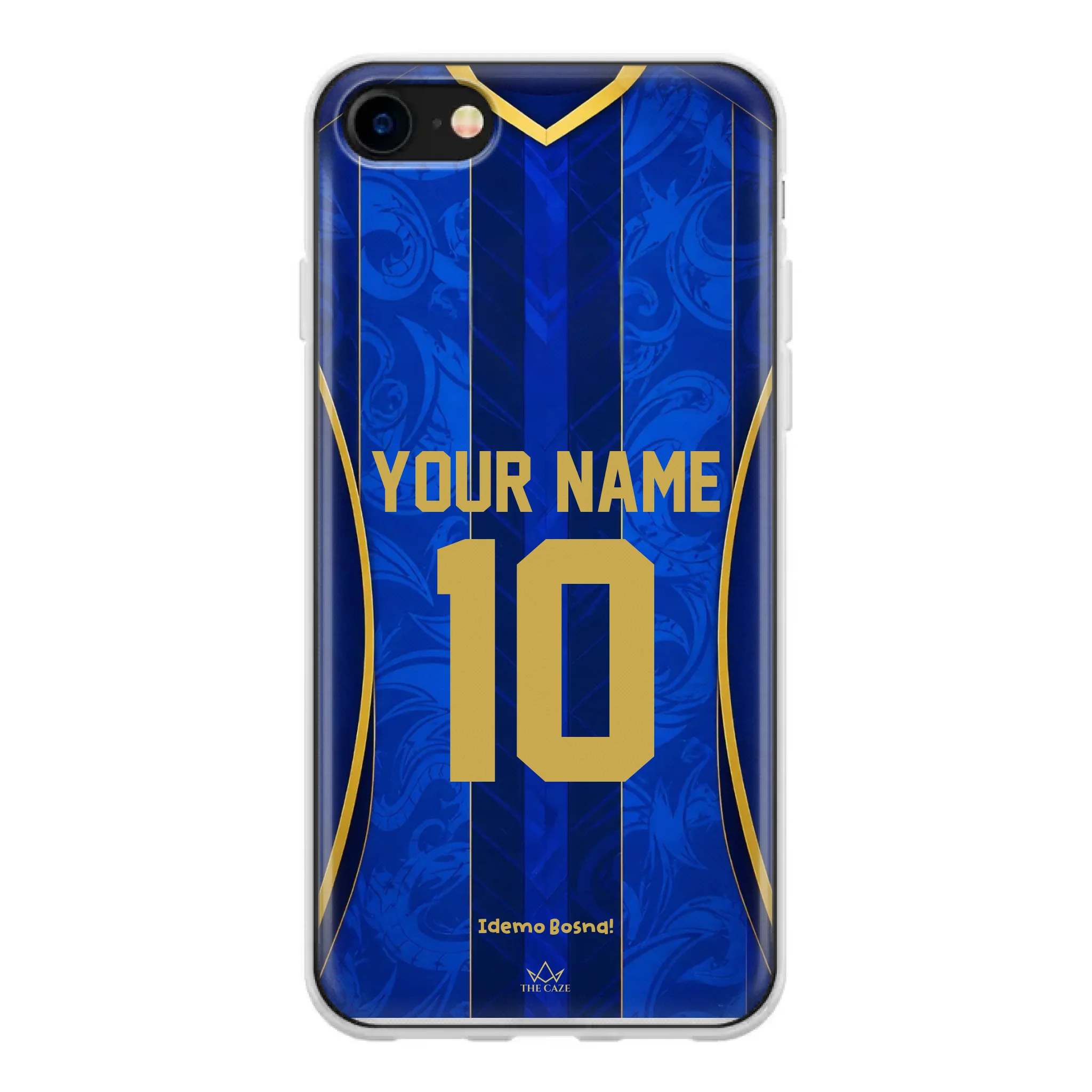 Funda de iPhone de la camiseta de fútbol de Bosnia y Herzegovina