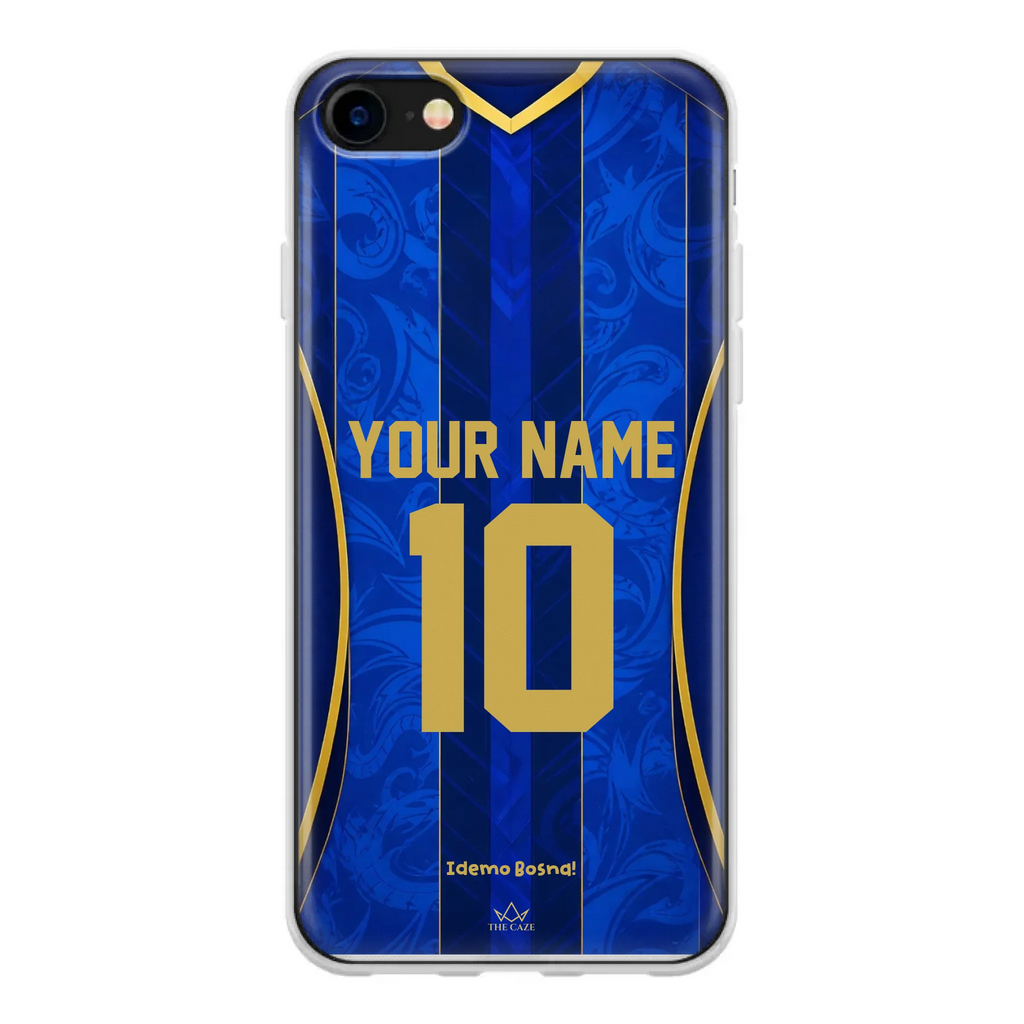 Funda de iPhone de la camiseta de fútbol de Bosnia y Herzegovina