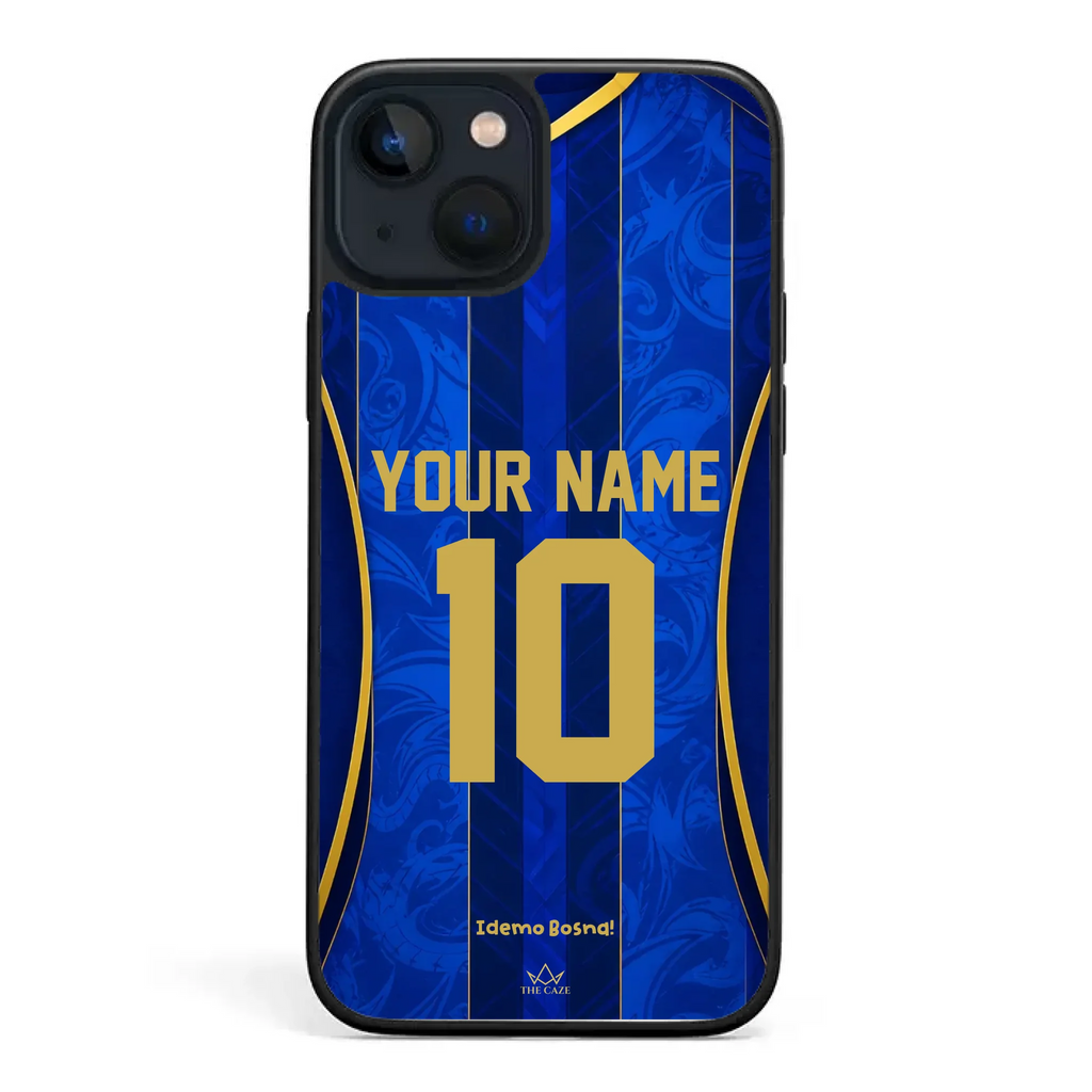 Funda de iPhone de la camiseta de fútbol de Bosnia y Herzegovina