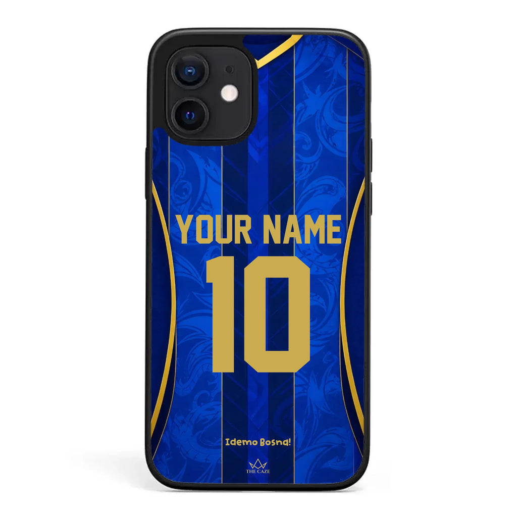 Funda de iPhone de la camiseta de fútbol de Bosnia y Herzegovina