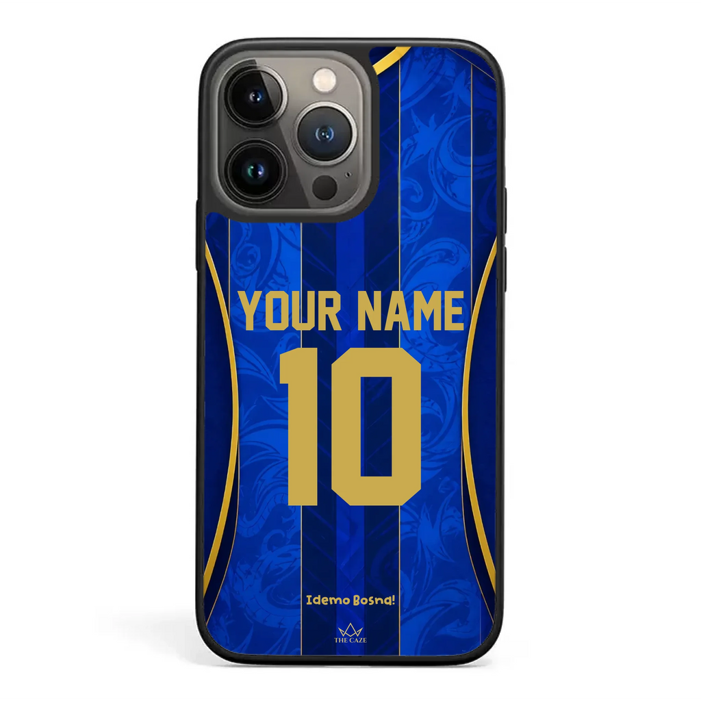 Funda de iPhone de la camiseta de fútbol de Bosnia y Herzegovina