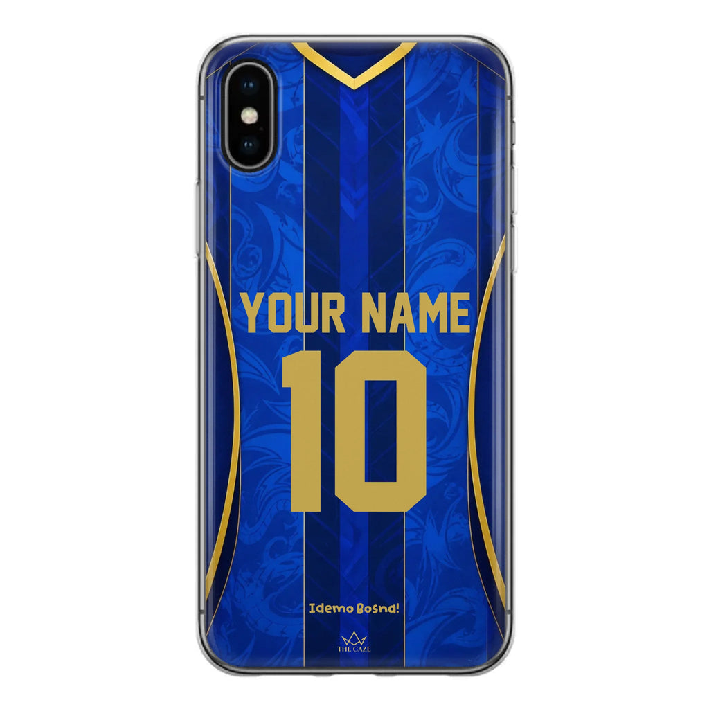Funda de iPhone de la camiseta de fútbol de Bosnia y Herzegovina