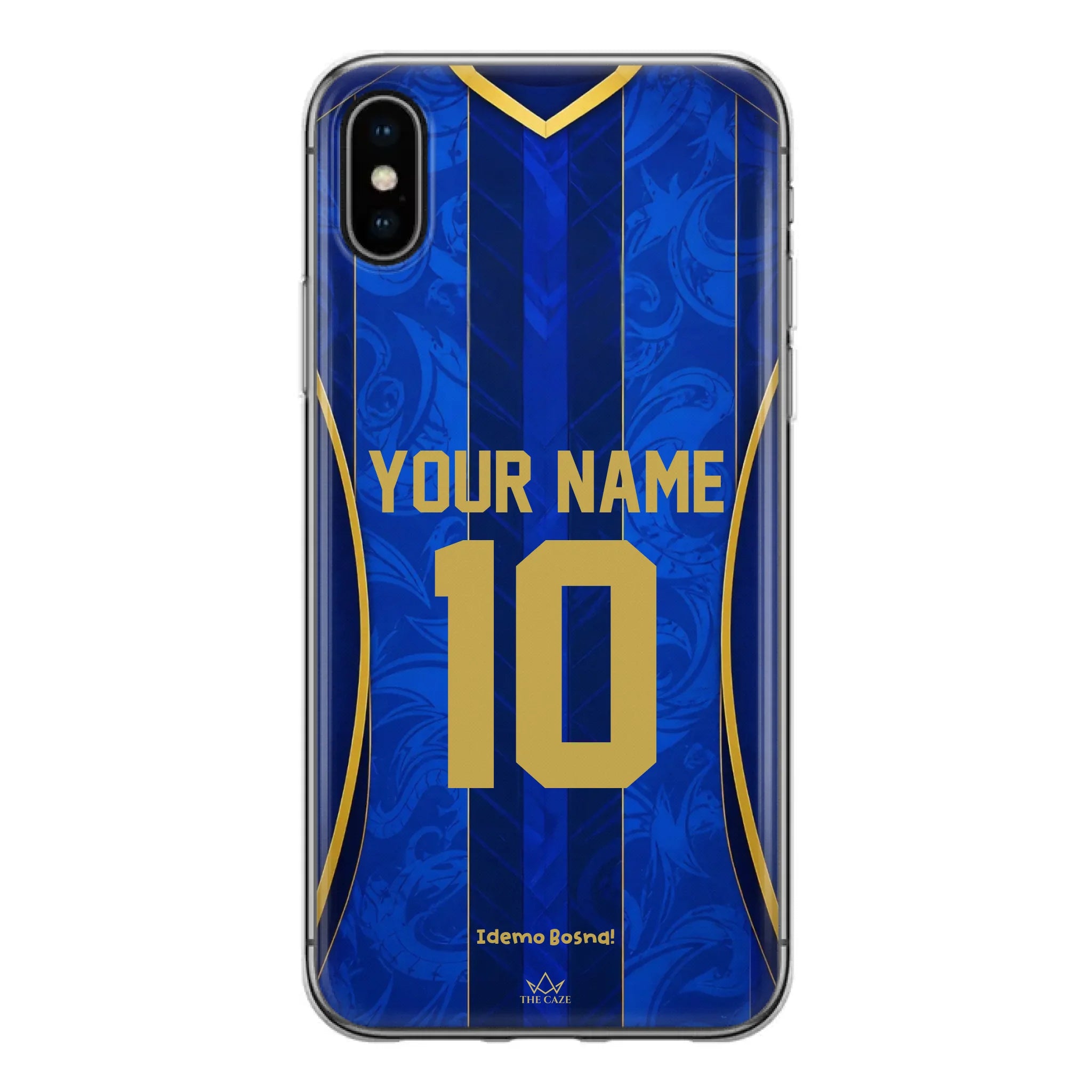 Funda de iPhone de la camiseta de fútbol de Bosnia y Herzegovina