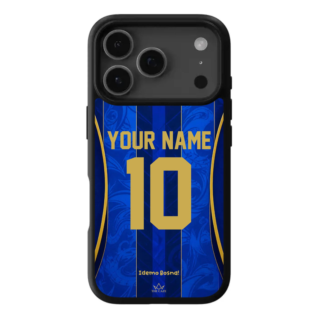 Funda de iPhone de la camiseta de fútbol de Bosnia y Herzegovina