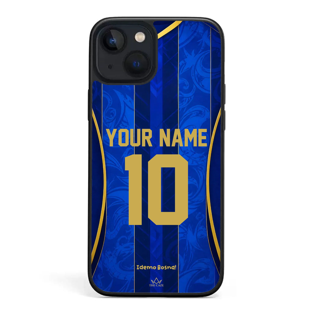 Funda de iPhone de la camiseta de fútbol de Bosnia y Herzegovina